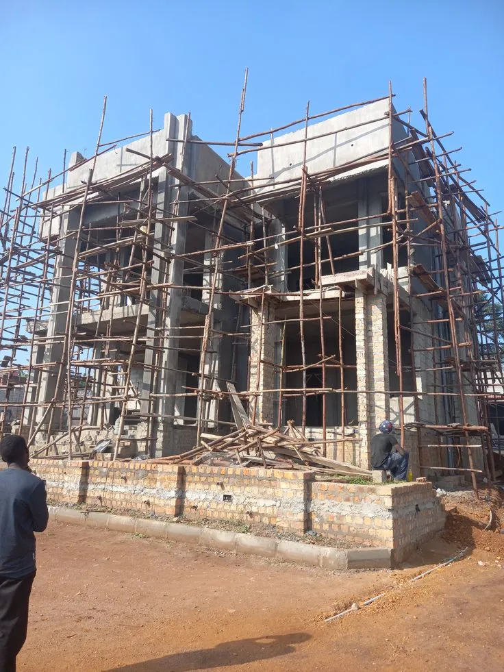 Phased construction site in Nigeria