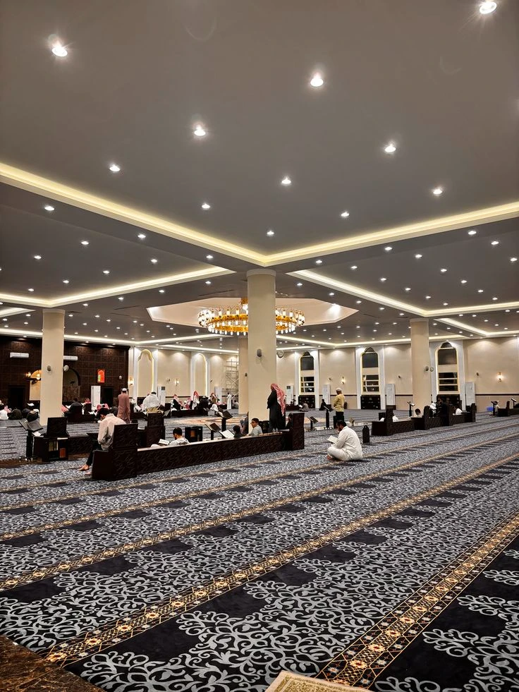Ramadan 2026, Interior of a modern Nigerian mosque